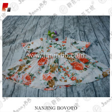 hot sale flower printed girls cotton dresses